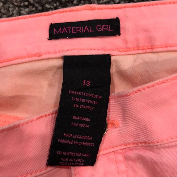 Material Girl size 13 pink jeans - Picture 2 of 5